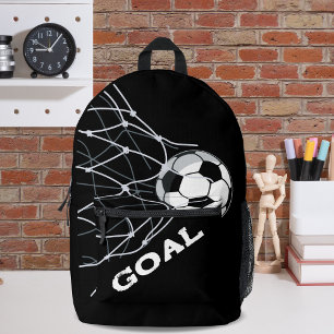 Mochila Impresa Balón de fútbol moderno objetivo