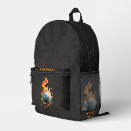 Mochila Impresa Baloncesto de golf blanco brillante