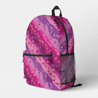 Mochila Impresa Bandas de notas de música
