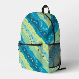 Mochila Impresa Bandas de notas de música