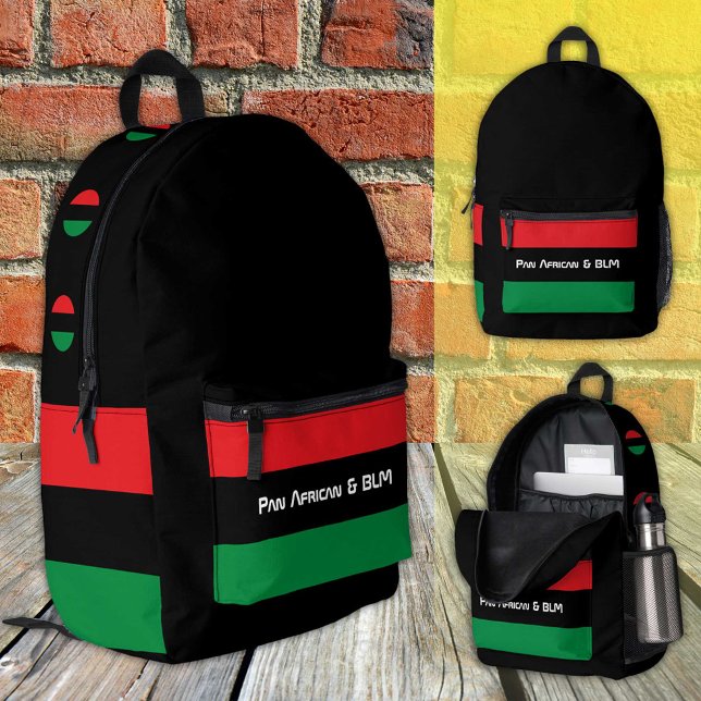 Mochila Impresa Bandera africana patriótica y símbolo de la Unión (Subido por el creador)