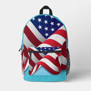 Mochila Impresa Bandera Americana