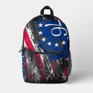 Mochila Impresa Bandera de Betsy Ross 1776 Patriótica 4 de julio