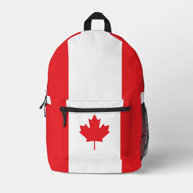 Mochila Impresa Bandera de Canadá (Anverso)
