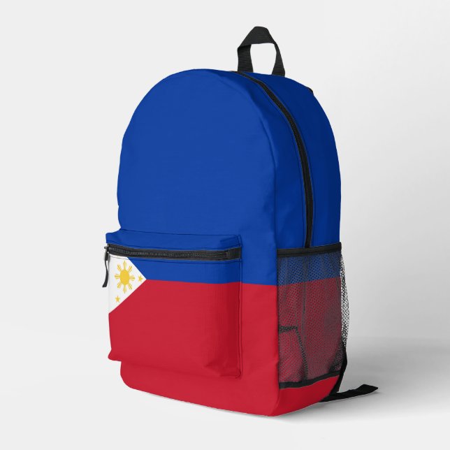 Mochila Impresa Bandera de Filipinas (Esquina derecha trasera )