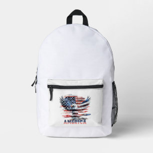 Mochila Impresa Bandera de los Estados Unidos. América