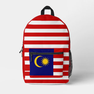 Mochila Impresa Bandera de Malasia