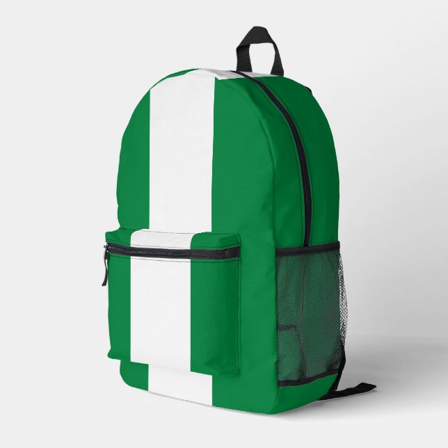 Mochila Impresa Bandera de Nigeria (Esquina derecha trasera )
