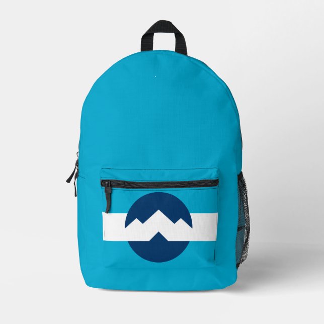 Mochila Impresa Bandera de Ogden, Utah (Anverso)