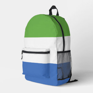Mochila Impresa Bandera de Sierra Leona