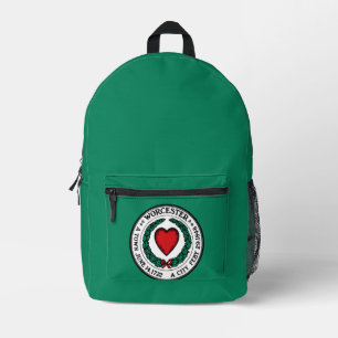 Mochila Impresa Bandera de Worcester, Massachusetts