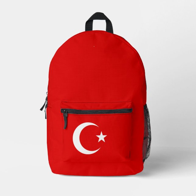 Mochila Impresa Bandera turca (Anverso)