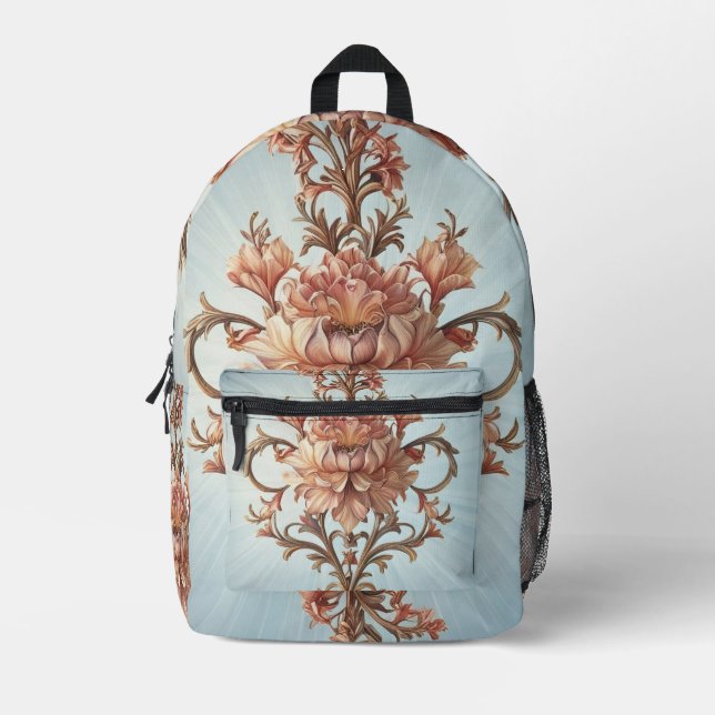 Mochila Impresa Baroque Rose  (Anverso)
