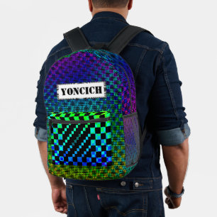 Mochila Impresa Barrera de Entradas Contrastadas por Kenneth Yonci
