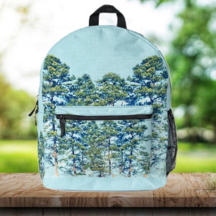 Mochila Impresa Base De Árboles