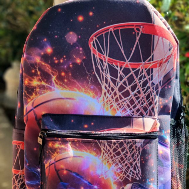 Mochila Impresa Basketball Galaxy Style (Subido por el creador)