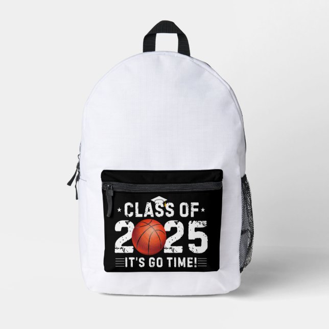 Mochila Impresa Básquetbol Jugador de 2025 - Clase de 2025 - Gradu (Anverso)