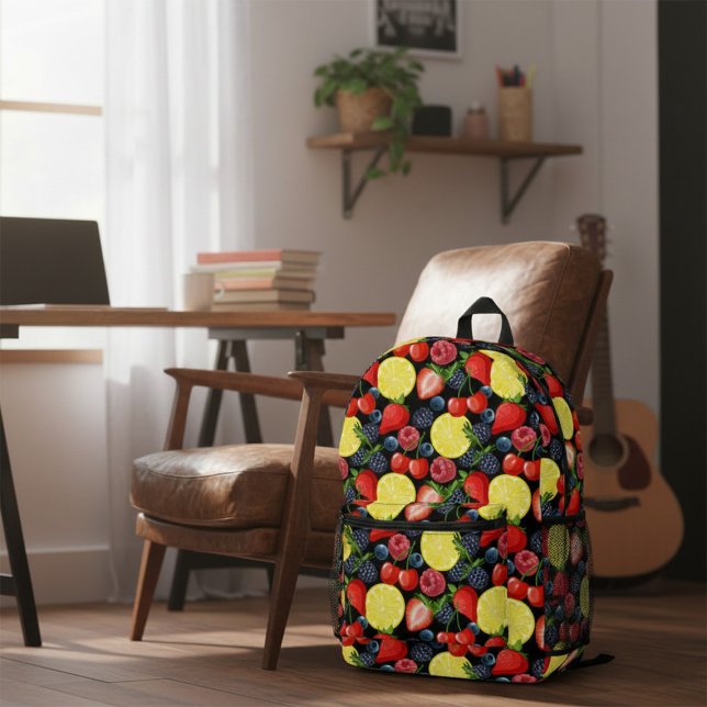 Mochila Impresa Bayas y rodajas de cítricos  (Subido por el creador)