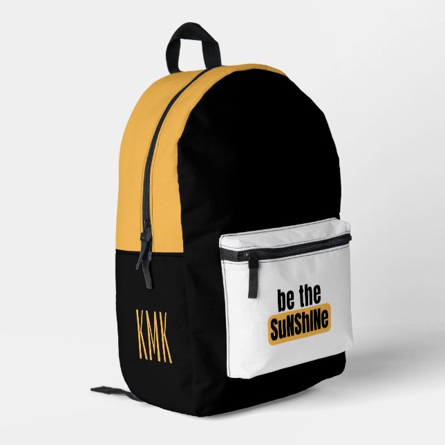 Mochila Impresa Be the Sunshine Backpack (Esquina izquierda trasera)