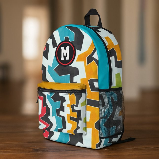 Mochila Impresa Beautiful Abstract colored graffiti (Subido por el creador)