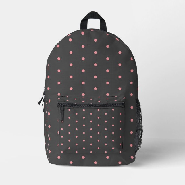 Mochila Impresa Beautiful Polka Dot Backpack for Women  (Anverso)