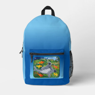 Mochila Impresa Bebé tiburón "Arte de niños"