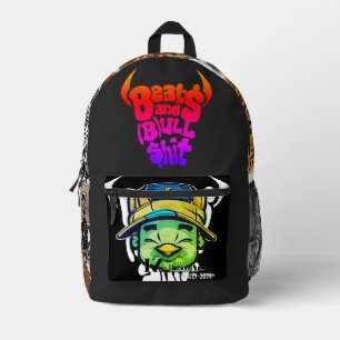 Mochila Impresa "Beeat$and Bull$hit"