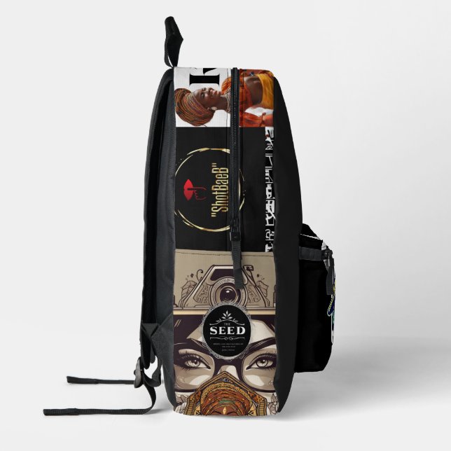 Mochila Impresa "Beeat$and Bull$hit" (Izquierda)