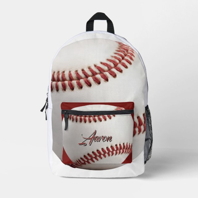 Mochila Impresa Béisbol Personalizado (Anverso)