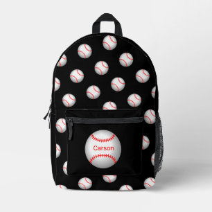 Mochila Impresa Béisbol personalizado con tintas rojas