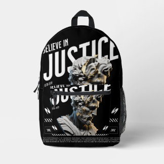 Mochila Impresa "Believe in Justice" Minimalist Wallet – Modern Ar
