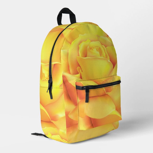 Mochila Impresa Bella Rosa Amarilla (Esquina izquierda trasera)