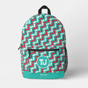 Mochila Impresa Bello patrón Fun Basketball