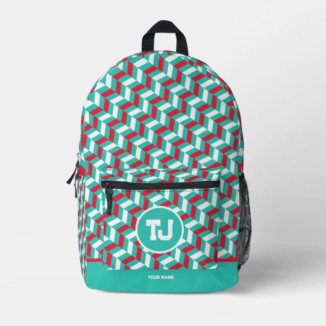 Mochila Impresa Bello patrón Fun Basketball (Anverso)