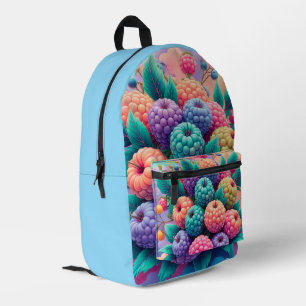 Mochila Impresa Berries Fruit Themed