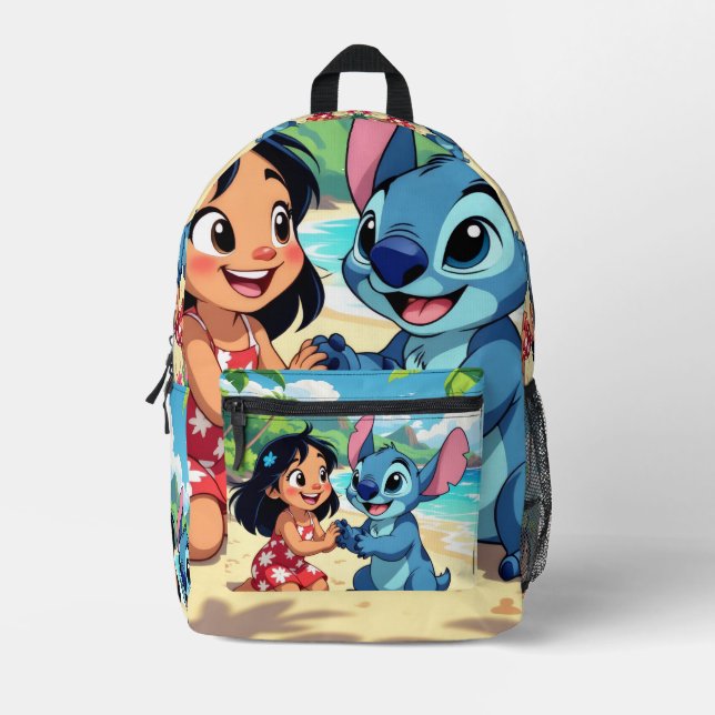 Mochila Impresa Beste Freunde fürs Leben – Lilo & Stitch (Anverso)