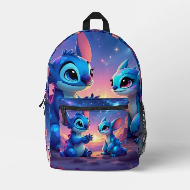 Mochila Impresa Beste Freunde fürs Leben – Lilo & Stitch (Anverso)