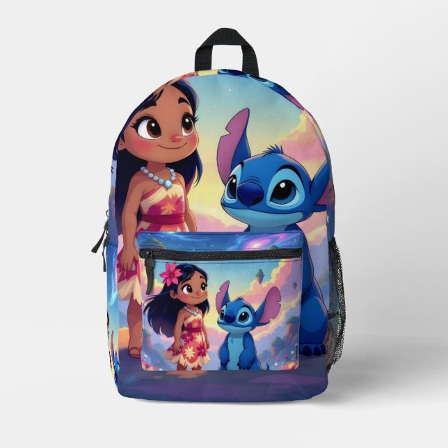 Mochila Impresa Beste Freunde fürs Leben – Lilo & Stitch (Anverso)