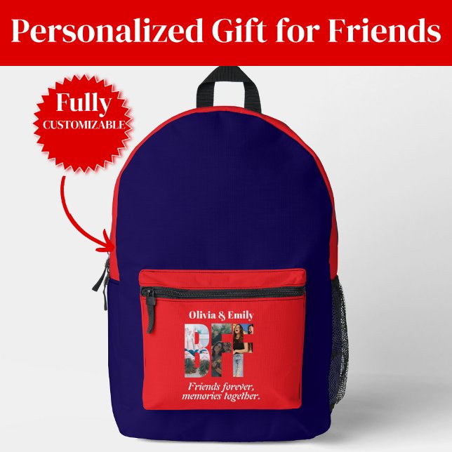 Mochila Impresa BFF Photo Collage Backpack – Gift for Friend (BFF Photo Collage Backpack – Gift for Friend
)