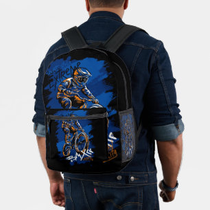 Mochila Impresa Bicicleta Bmx Urbana streetwear graffiti