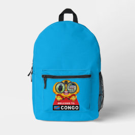 Mochila Impresa Bienvenidos al Congo