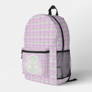 Mochila Impresa Bienvenidos pequeños - Diadema rosa dulce para pañ