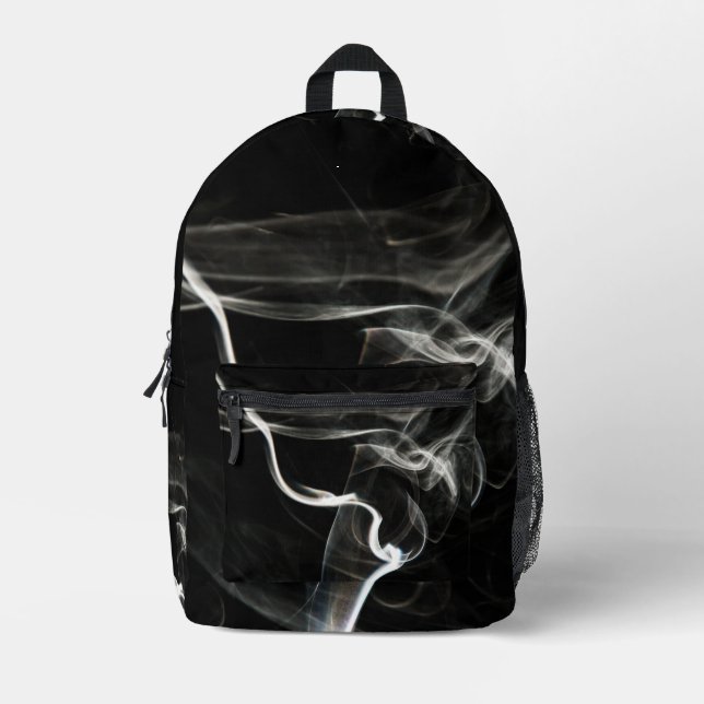 Mochila Impresa Black Rising Smoke (Anverso)