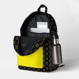 Mochila Impresa Black & Yellow