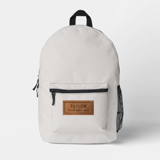 Mochila Impresa Blanc Personnalisé (Anverso)