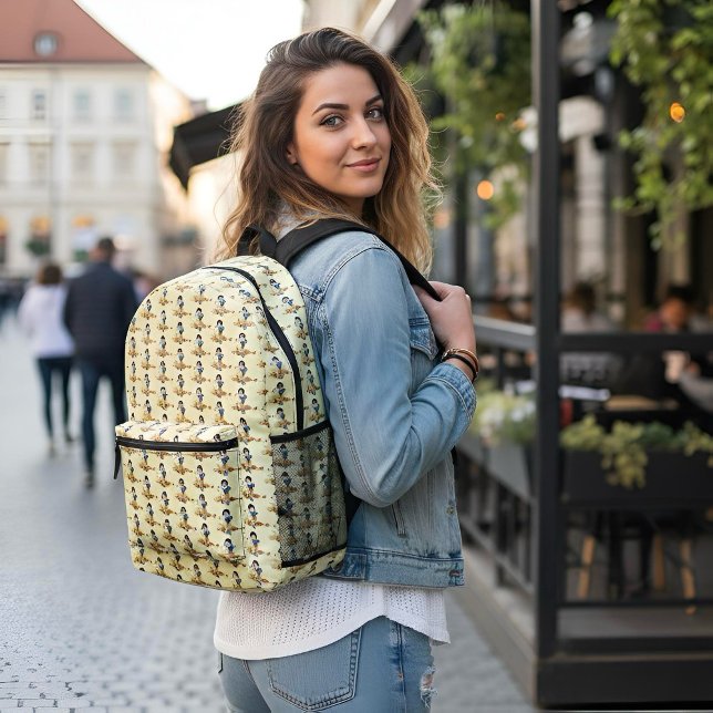 Mochila impresa blanca de nieve (Subido por el creador)