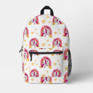 Mochila Impresa Blanco del patrón de unidosis