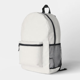 Mochila Impresa blanquecino, blanco lechoso, blanco cálido