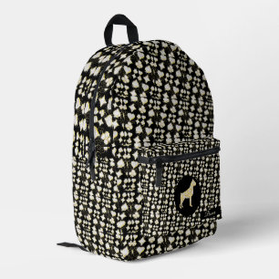 MOCHILA IMPRESA BLING DE PERRO DE LA CARCASA