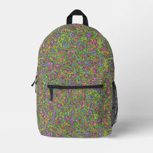 Mochila Impresa Blob Trippy Colorful